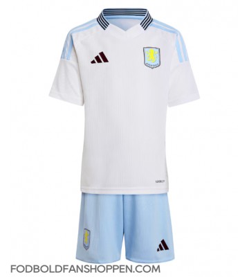 Aston Villa Udebanetrøje Børn 2024-25 Kortærmet (+ Korte bukser)